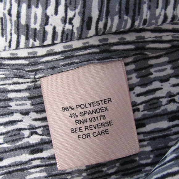 NWT Philosophy Gray Black Print Oversized Top 0X - Picture 6 of 6